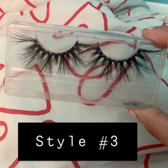 Three pairs of mink 3D lashes 25mm - Picture 2 of 4
